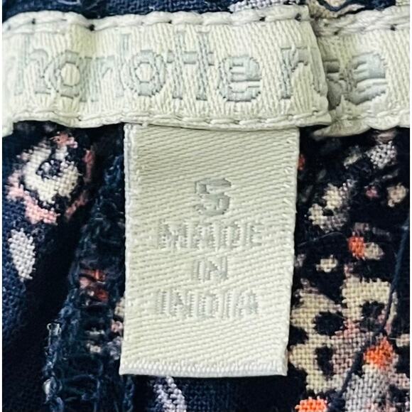 CHARLOTTE RUE HIGH-RISE SHORT LENGTH DRESSY SHORTS, WOMENS, S-NAVY-ORANGE PURPLE - Picture 9 of 11